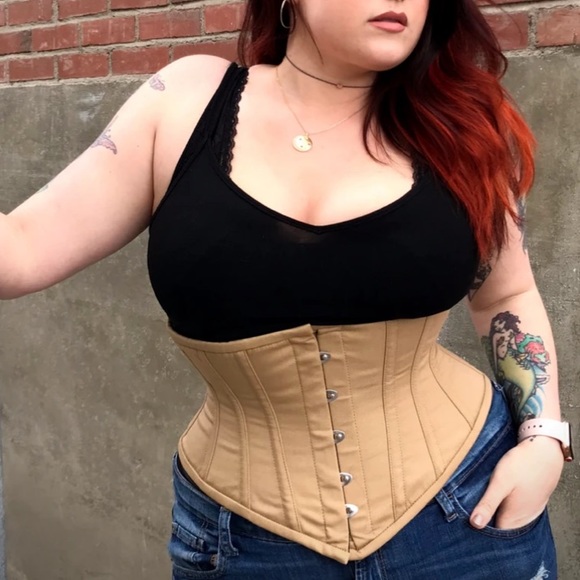 🚨SOLD🚨Cotton Hourglass Curve Waspie Underbust Corset : CS-201 - Picture 5 of 13